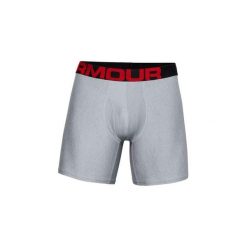 Bokserki męskie Under Armour UA Tech 6 In 2 szt. Szare bokserki męskie Under Armour, m, bez wzorów. Za 89.99 zł.