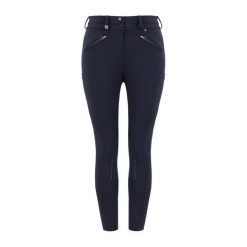 Damskie spodnie do jazdy konnej Cavallo Celine X z lejem kolanowym. Niebieskie spodnie materiałowe damskie CAVALLO, bez wzorów. Za 969.50 zł.