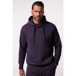 Męska Bluza z kapturem odzież domowa kaptur kieszeń kangurka do roz. 8XL. Fioletowa bluzy męskie JAY-PI, m, bez wzorów, z bawełny, z kapturem. Za 343.99 zł.