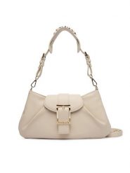 Valentino Torebka Cassandra VBS9TF13 Écru. Białe torebki do ręki damskie Valentino, bez wzorów, ze skóry, bez dodatków. Za 649.99 zł.