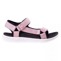 Sandały damskie Hi-Tec Apodis Wo's - różowe, Rozmiar buta 38. Czerwone sandały damskie Hi-tec, bez wzorów, bez obcasa, bez zapięcia. Za 79.99 zł.