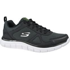 Buty do chodzenia męskie Skechers Track Bucolo. Czarne buty sportowe męskie Skechers, z gumy, bez zapięcia, na fitness i siłownię. Za 239.00 zł.