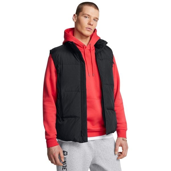 Kurtka puchowa bez rękawów Under Armour Limitless. Czarne kurtki męskie Under Armour, m, bez wzorów, z puchu, bez kaptura. Za 808.50 zł.