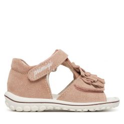 Sandały Primigi. Czerwone sandały dziewczęce Primigi, bez zapięcia. Za 209.99 zł.