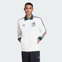 Wyjazdowa bluza reprezentacyjna Meksyk. Białe bluzy męskie Adidas, xs, bez wzorów, bez kaptura. Za 529.00 zł.
