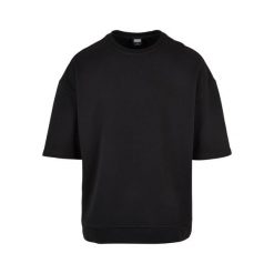 Bluza okrągły dekolt krótkie rękawy oversize Urban Classics. Czarne bluzy męskie Urban Classics, m, bez wzorów, bez kaptura. Za 191.00 zł.