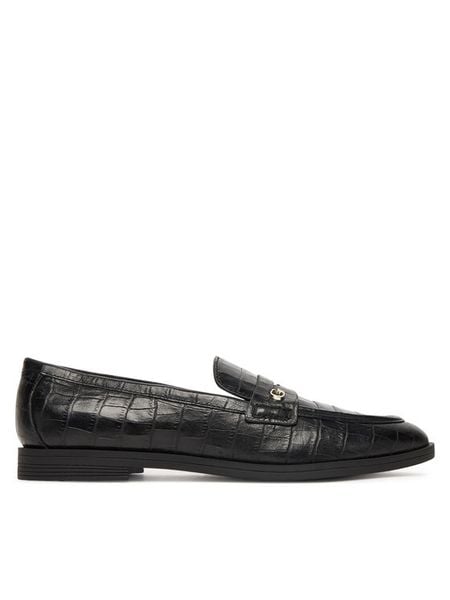 Guess Lordsy FLTSAD LEA14 Czarny. Czarne mokasyny damskie Guess, ze skóry. Za 343.99 zł.