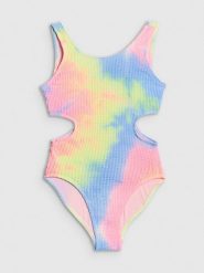 4F Kostium kąpielowy jednoczęściowy dziewczęcy - multikolor 122/128 (6-8 lat). Stroje kąpielowe dla dziewczynek 4f, bez wzorów, z materiału. Za 89.99 zł.