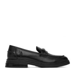 Loafersy U.S. Polo Assn. Czarne mokasyny damskie U.S. Polo Assn. Za 399.99 zł.