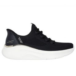 Buty Skechers Slip-ins: Bobs Sport B Love - True Delight 117617 Blk black czarne. Czarne obuwie sportowe damskie bez wzorów, z dzianiny. Za 555.22 zł.