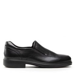 Półbuty ECCO. Czarne eleganckie półbuty ecco, wizytowe, bez zapięcia. Za 729.99 zł.