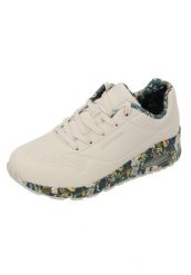 Buty sportowe Sneakersy damskie, Uno - Majestic Garden. Brązowe obuwie sportowe damskie Skechers, bez wzorów, z materiału, trekkingowe. Za 429.99 zł.
