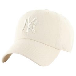Czapka z daszkiem męska 47 New York Yankees MLB Clean Up Cap. Brązowe czapki i kapelusze męskie 47 Brand, bez wzorów, z bawełny, sportowe. Za 109.99 zł.