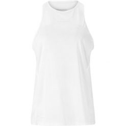 Koszulka treningowa damska Endurance Yamy. Białe koszulki sportowe damskie Endurance, bez wzorów, bez kołnierzyka. Za 89.99 zł.