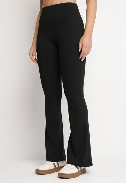 Czarne Legginsy o Kroju Dzwonów z Wysokim Stanem Koritea. Czarne legginsy damskie Born2be, l, bez wzorów, z jeansu. Za 49.99 zł.