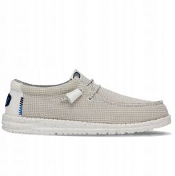 HEY DUDE Hey Dude Wally Sport Mesh 40403-100 Beżowe 41. Brązowe trampki męskie Hey dude, bez wzorów, z meshu, sportowe, bez zapięcia. Za 320.14 zł.