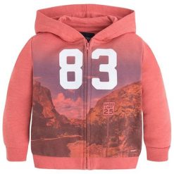 Bluza w kolorze różowopomarańczowym. Bluzy dla chłopców marki bonprix. W wyprzedaży za 87.95 zł.
