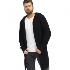 Kardigan w kolorze czarnym. Kardigany męskie marki bonprix. W wyprzedaży za 169.95 zł.