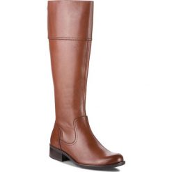 Oficerki CAPRICE - 9-25522-21 Cognac Nappa 303. Brązowe kozaki damskie Caprice, z materiału. Za 549.90 zł.