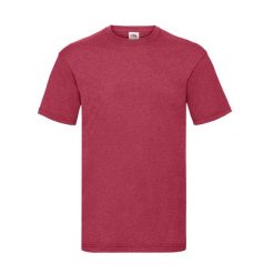 Męska Koszulka Valueweight. Czerwone koszulki sportowe męskie Fruit of the Loom, m, bez wzorów, bez kołnierzyka, bez ramiączek, trekkingowe. Za 29.99 zł.