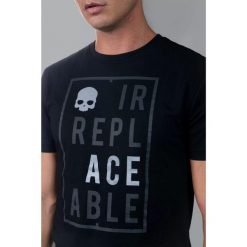 Koszulka męska Hydrogen IRREPLACEABLE COTTON TEE. Czarne koszulki sportowe męskie HYDROGEN, l, bez wzorów, bez kołnierzyka, bez ramiączek, tenisowe. Za 280.00 zł.