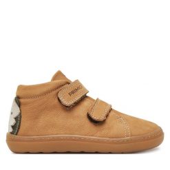 Sneakersy Primigi. Brązowe trampki i tenisówki chłopięce Primigi, bez wzorów, bez zapięcia. Za 149.99 zł.