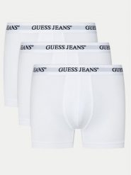 Guess Jeans Komplet 3 par bokserek M4BZ45 K6YW1 Biały. Białe bokserki męskie Guess Jeans, m, z aplikacjami, z bawełny. Za 149.99 zł.
