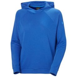 Bluza damska z kapturem Helly Hansen W Inshore. Niebieskie bluzy damskie Helly Hansen, bez wzorów, z kapturem. Za 325.50 zł.