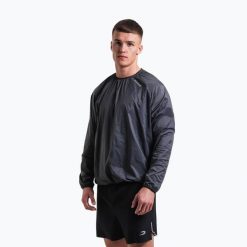 Bluza męska BOXRAW Genaro Sweatshirt. Szare bluzy męskie BOXRAW, l, bez wzorów, z bawełny, bez kaptura. Za 249.99 zł.