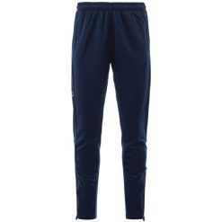 Spodnie dresowe Kappa Darente. Niebieskie spodnie sportowe męskie Kappa, l, bez wzorów, z dresówki, do biegania. Za 193.00 zł.