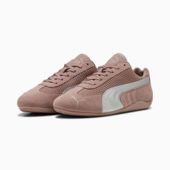 Buty sportowe damskie Puma SPEEDCAT PREMIUM 40390213. Czerwone obuwie sportowe damskie Puma, bez wzorów, ze skóry. Za 321.33 zł.