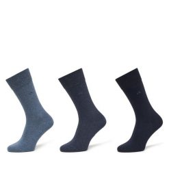 Skarpety długie Calvin Klein. Niebieskie skarpety męskie Calvin Klein, bez wzorów. Za 59.99 zł.