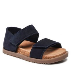 Sandały Lasocki Kids. Niebieskie sandały dziewczęce Lasocki Kids, bez zapięcia. Za 139.99 zł.