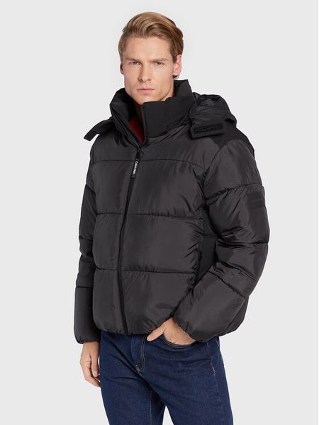 Calvin Klein Kurtka zimowa Mix Media Quilt K10K110329 Czarny Regular Fit. Czarne kurtki męskie Calvin Klein, na zimę, m, bez wzorów, z syntetyku, bez kaptura. Za 799.99 zł.