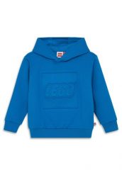 Bluza z Kapturem Dziecięca LEGO Sky600 Niebieska. Niebieskie bluzy dla chłopców LEGO, na wiosnę, z aplikacjami, z materiału, bez ramiączek, z kapturem. Za 139.99 zł.