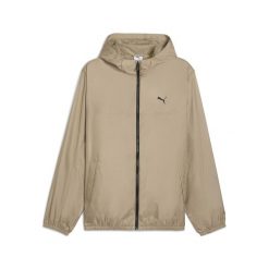 Męska Wiatrówka o standardowym kroju Essentials PUMA Ice Coffee Beige. Brązowe kurtki sportowe męskie Puma, m, bez wzorów, z gumy, do biegania. Za 249.00 zł.