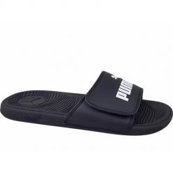 Klapki damskie Puma Cool Cat 2.0 V. Czarne skarpety damskie Puma, bez wzorów, z materiału. Za 155.00 zł.