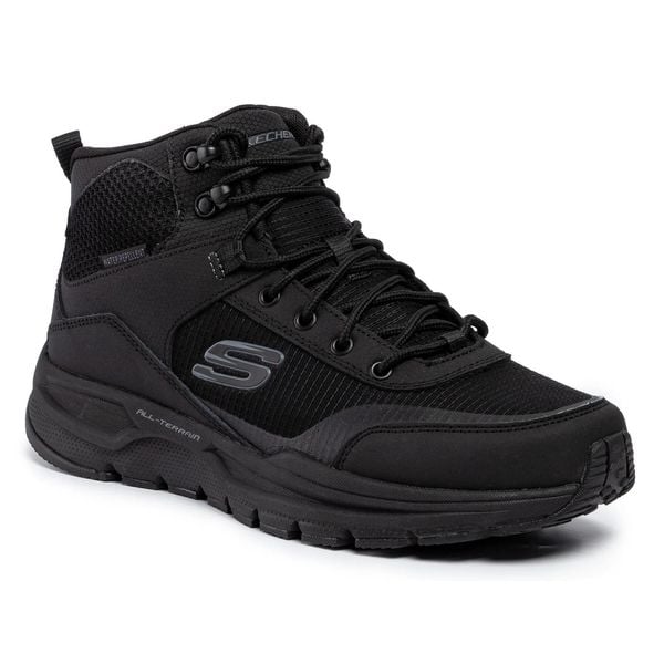 Buty trekkingowe męskie SKECHERS ESCAPE PLAN 2.0 skóra. Czarne trekkingi męskie Skechers. Za 273.00 zł.