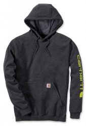 Bluza Carhartt Mid Signature Sleeve Logo Carbon. Bluzy męskie Visent, m, bez wzorów, bez kaptura. Za 265.11 zł.
