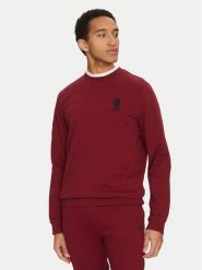 U.S. Polo Assn. Bluza MUP2256 Czerwony Regular Fit. Czerwone bluzy męskie U.S. Polo Assn., m, bez wzorów, z bawełny, bez kaptura. Za 179.99 zł.