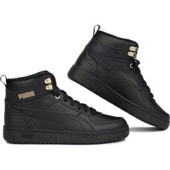 Buty sportowe damskie Puma Rebound Rugged. Czarne obuwie sportowe damskie Puma, bez wzorów, trekkingowe. Za 360.00 zł.