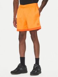 Adidas Szorty sportowe Mock Eyelet JP1103 Pomarańczowy jasny Regular Fit. Brązowe krótkie spodenki sportowe męskie Adidas, l, bez wzorów, z syntetyku. Za 159.99 zł.