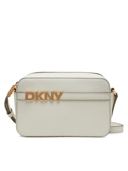 DKNY Torebka R51E1J31 Écru. Listonoszki damskie DKNY, bez wzorów, ze skóry, bez dodatków. Za 419.99 zł.