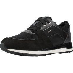 Buty GEOX D NEW ANEKO B ABX Czarny. Czarne obuwie sportowe damskie Geox, bez wzorów, z materiału, na fitness i siłownię. Za 442.99 zł.