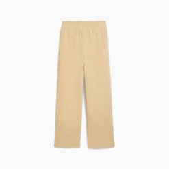 Spodnie damskie Puma ESS ELEVATED VELOUR RIB STRAIGHT beżowe 68810883 r XL. Brązowe spodnie materiałowe damskie Puma, l, bez wzorów, z tkaniny. Za 155.81 zł.