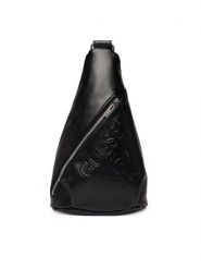 Guess Plecak V6GZ06 W2121 Czarny. Czarne plecaki damskie Guess, z aplikacjami, ze skóry. Za 279.99 zł.