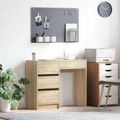 Biurko vidaXL Dąb Sonoma 90 cm x 50 cm. Trampki i tenisówki chłopięce vidaXL, bez wzorów, bez zapięcia. Za 637.99 zł.