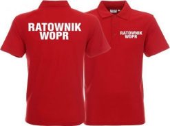 LPP - Promostars Koszulka Polo męska RATOWNIK WOPR czerwona. Czerwone koszulki polo męskie LPP - Promostars, m, bez wzorów, bez ramiączek. Za 96.99 zł.