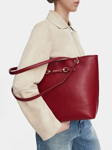 MEXX Torebka EO-MEXX-L-026-10 Czerwony. Czerwone torebki do ręki damskie Mexx, bez wzorów, bez dodatków. Za 229.99 zł.
