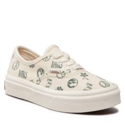 Tenisówki Vans. Brązowe półbuty chłopięce Vans, bez wzorów, bez zapięcia. Za 239.00 zł.